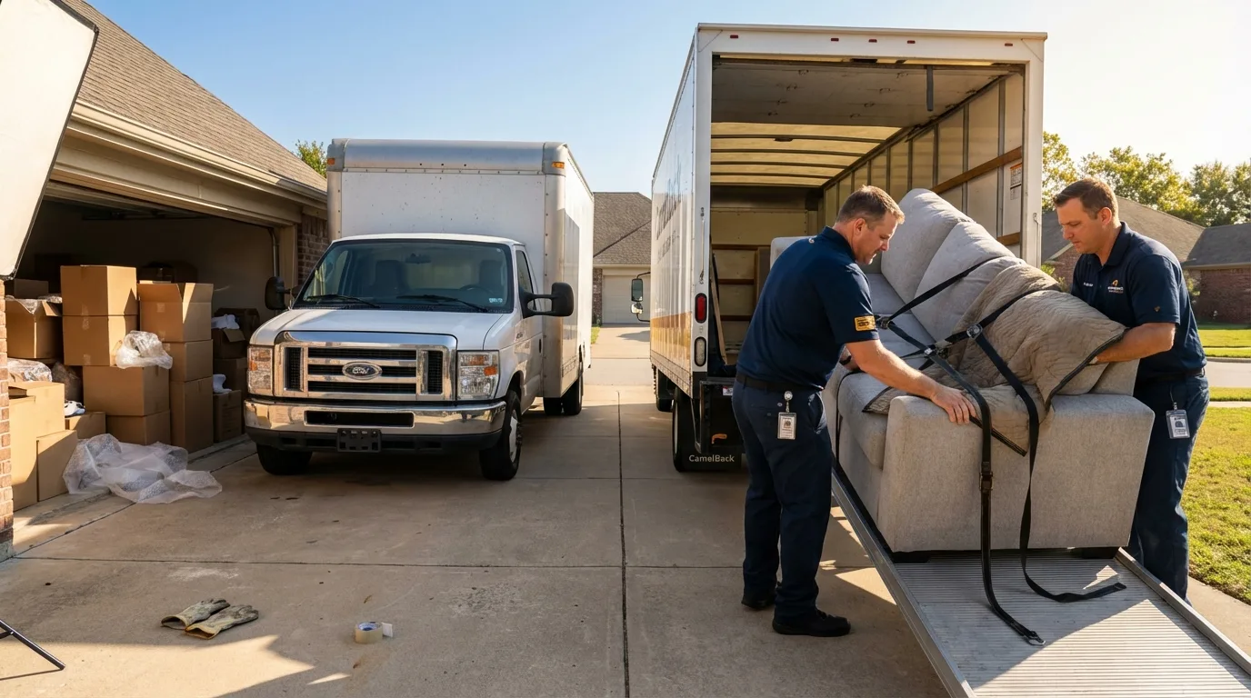 DIY truck vs professional crew comparison in Sand Springs