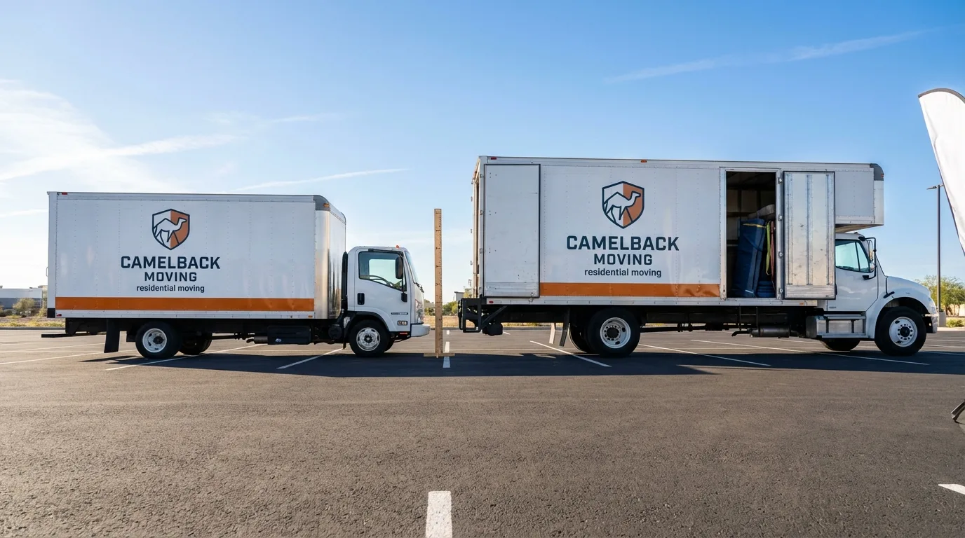 Moving truck size capacity guide in Sand Springs